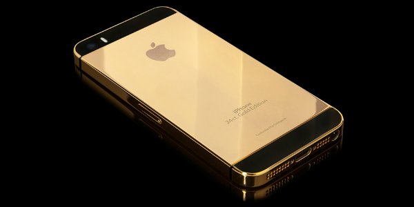 iPhone 5S в золотом корпусе