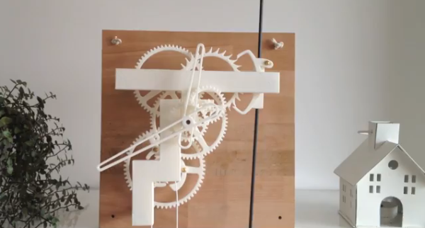 Механические 3D часы