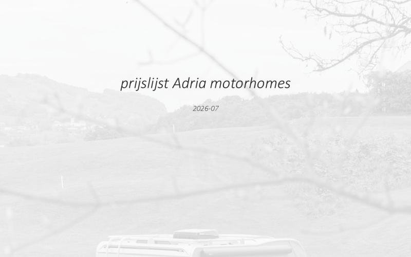 Prijslijst