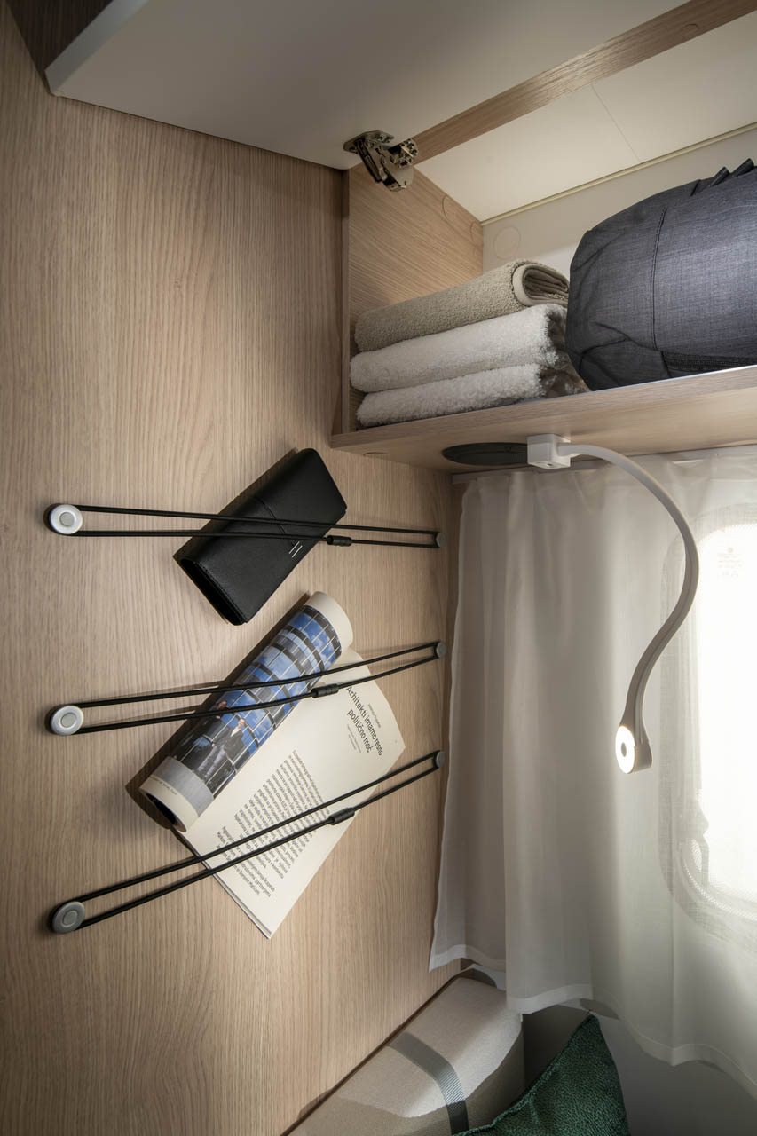 L'Adria Aviva propose des solutions légères pour ranger vos petites affaires
