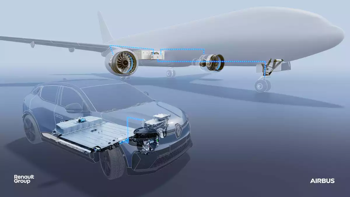 Airbus et le groupe Renault veulent faire avancer la recherche sur l'électrification avion