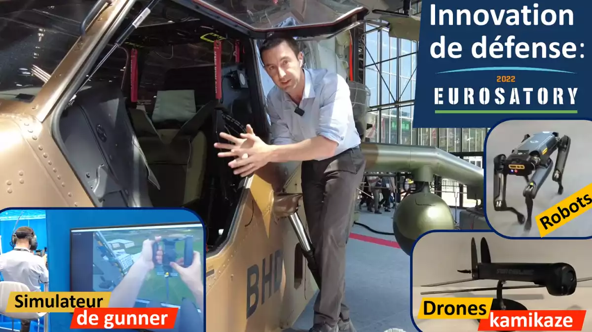 Hélicoptère Tigre, armes autonomes, blindés et simulateur de gunner : BEST OF innovation à Eurosatory