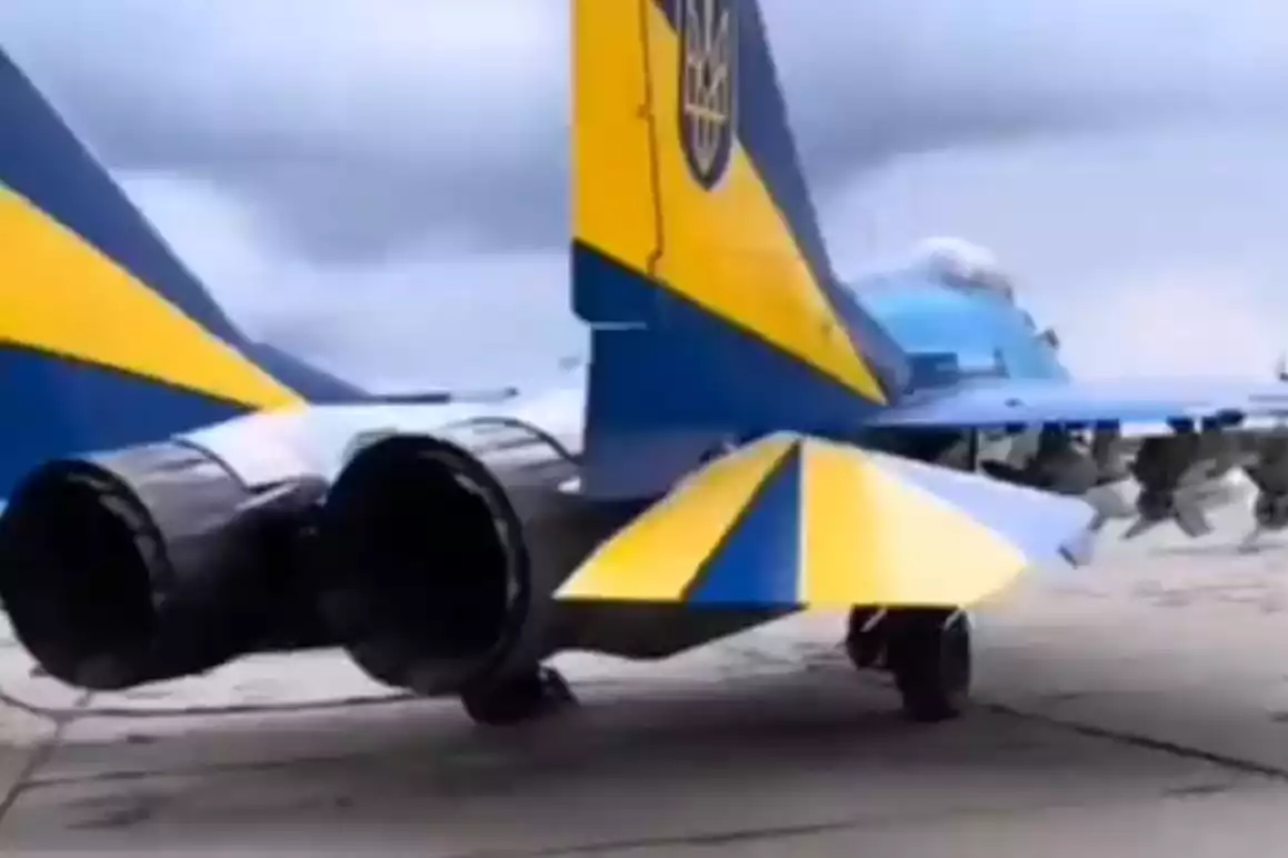 Un MiG-29 des Ukrainian Falcons reprend les airs