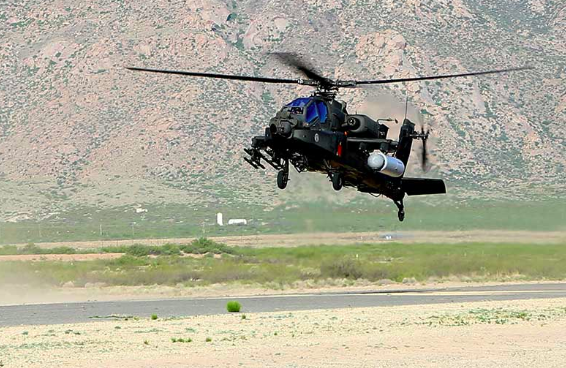 Une arme laser testée sur Apache