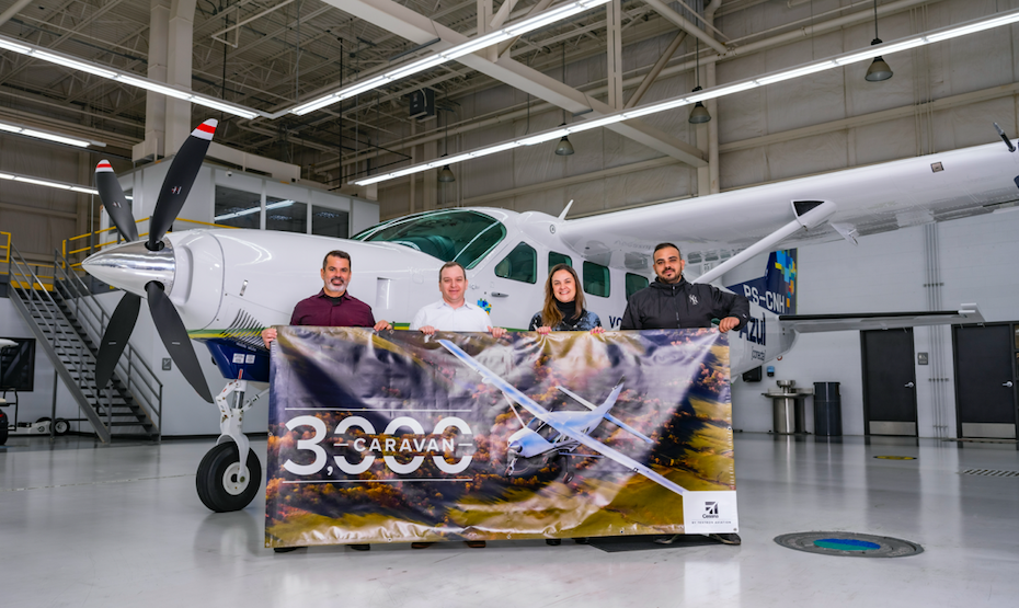 Textron delivers 3,000th Cessna Caravan family aircraft