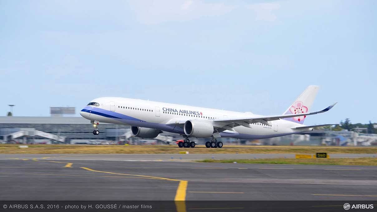 China Airlines réceptionne son premier Airbus A350 XWB