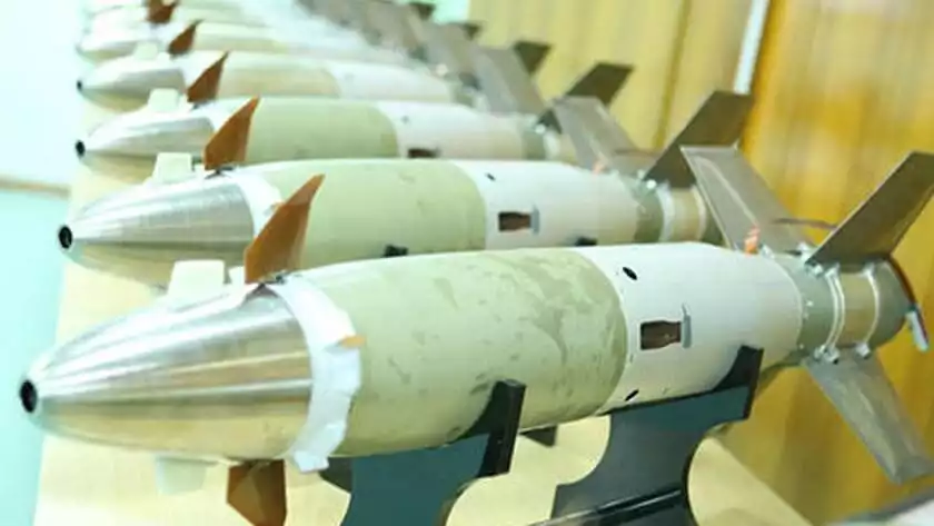 Images du missile Dehlavieh provenant du site de l'Iran Press News Agency