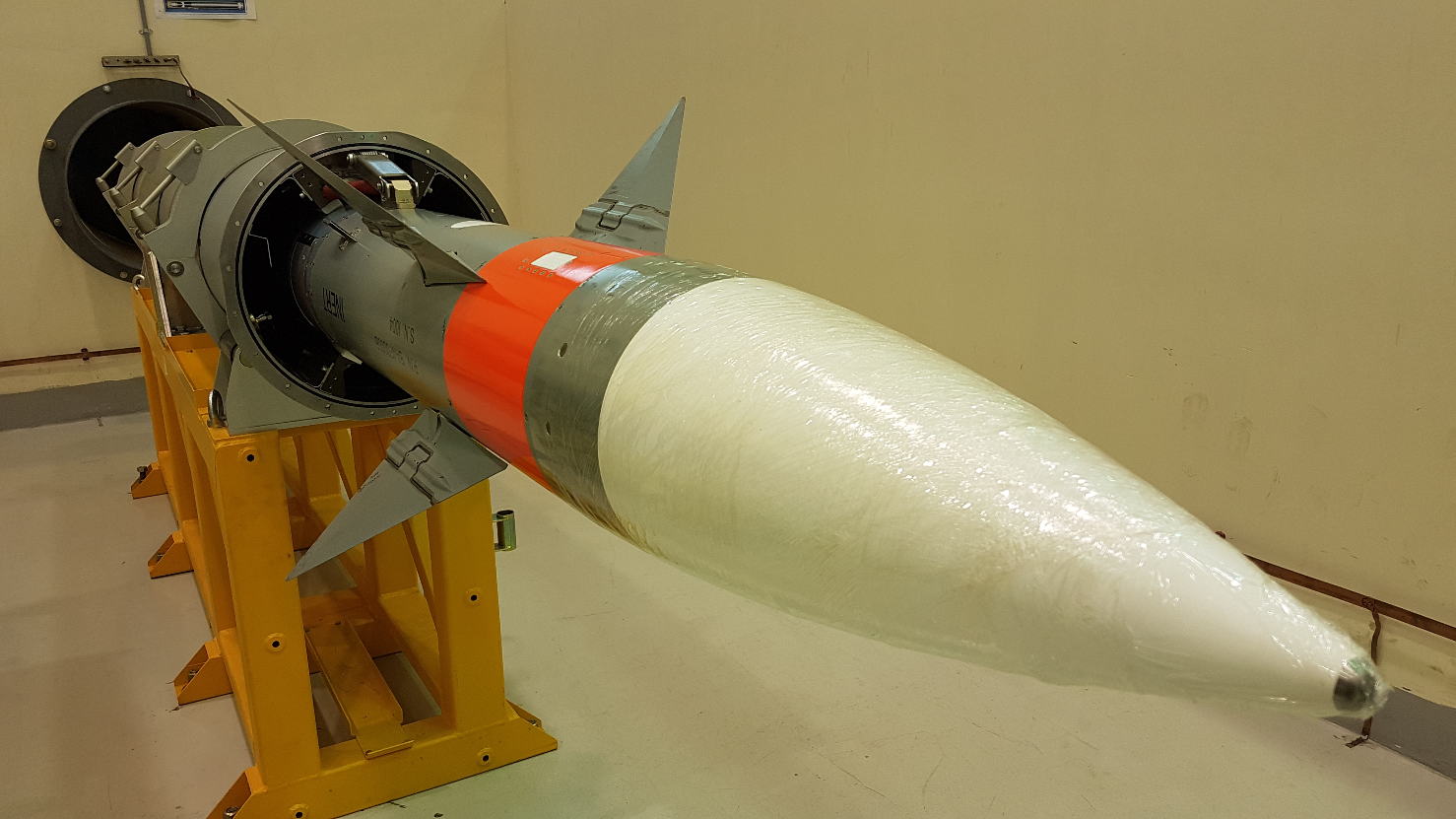 IAI delivers first LRSAM missile for Indian Navy