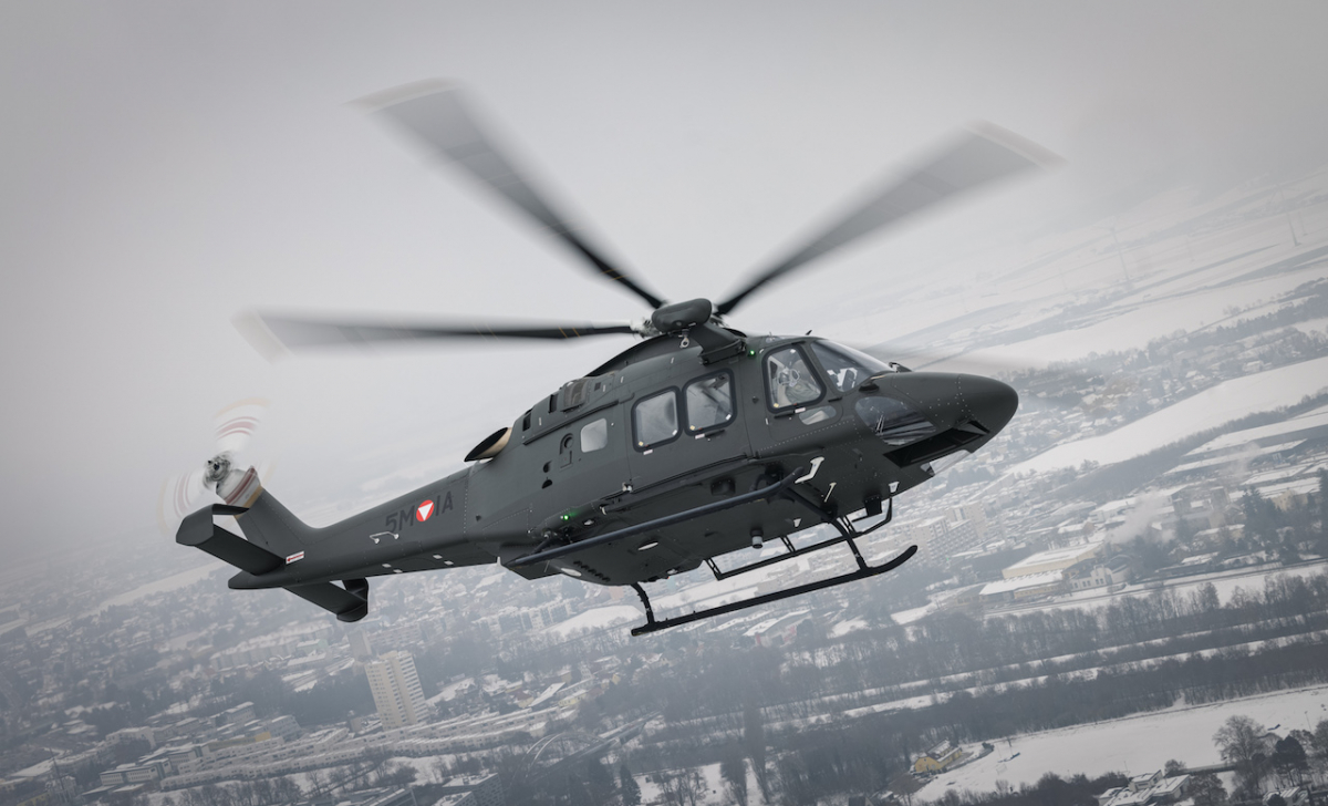 L'Autriche va exercer des options pour 18 hélicoptères supplémentaires Leonardo AW169M LUH