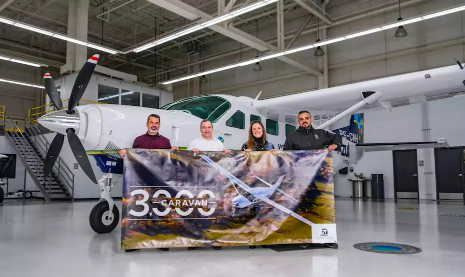 Textron livre le 3 000e avion de la famille Cessna Caravan