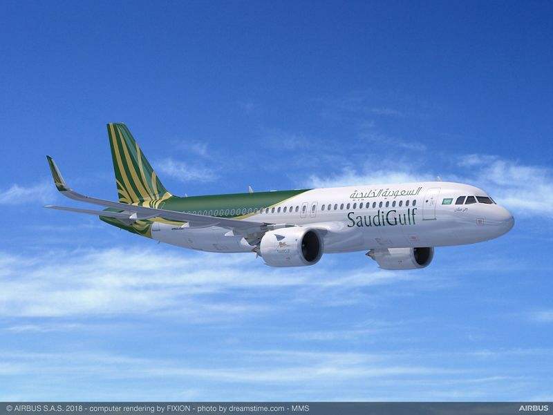 SaudiGulf Airlines orders 10 Airbus A320neos