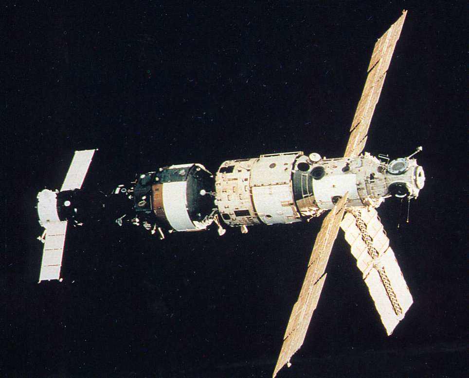 Il y a 30 ans, l’URSS assemblait le « train spatial » Mir-Kvant-1