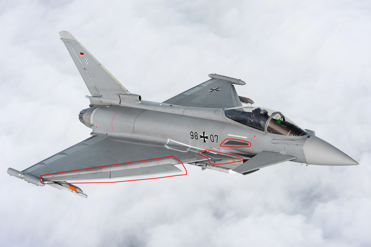 Eurofighter : validation des améliorations aérodynamiques