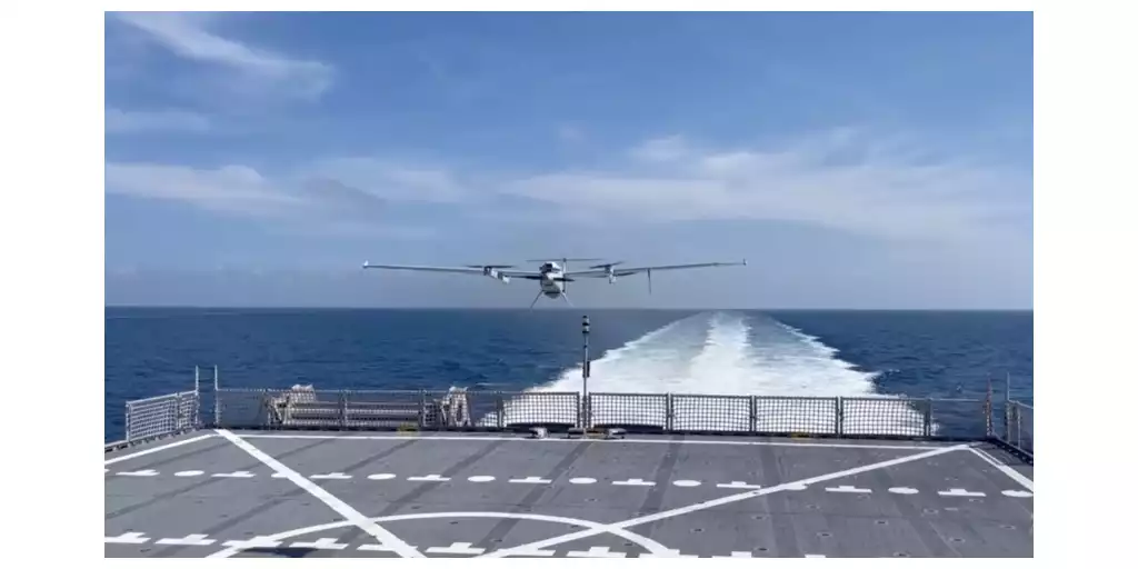 Drone maritime : le JUMP 20 d'AeroVironment démontre sa capacité de décollage et d'appontage autonomes