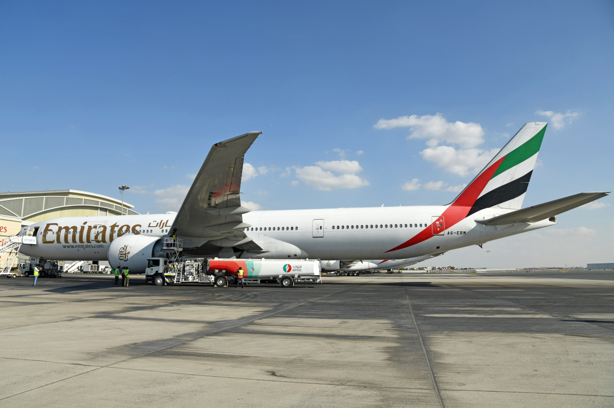 Emirates termine les tests au sol des moteurs avec du carburant SAF