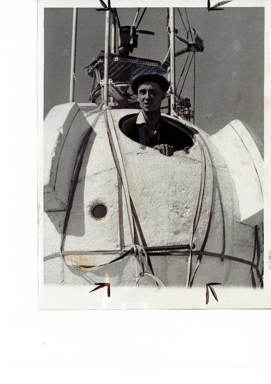 22 avril 1959 : Audouin Dollfus en ballon à 14 000 mètres d'altitude
