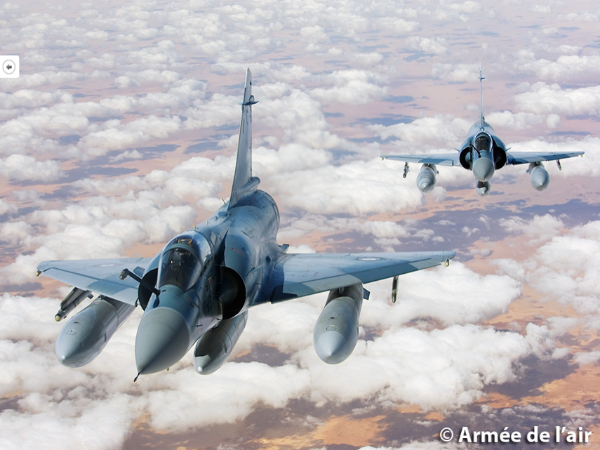 Avancées tactiques pour les Mirage 2000C du 2/5 Ile-de-France