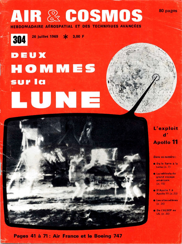 L’écho médiatique d’Apollo 11 en France – 1. Dans la presse