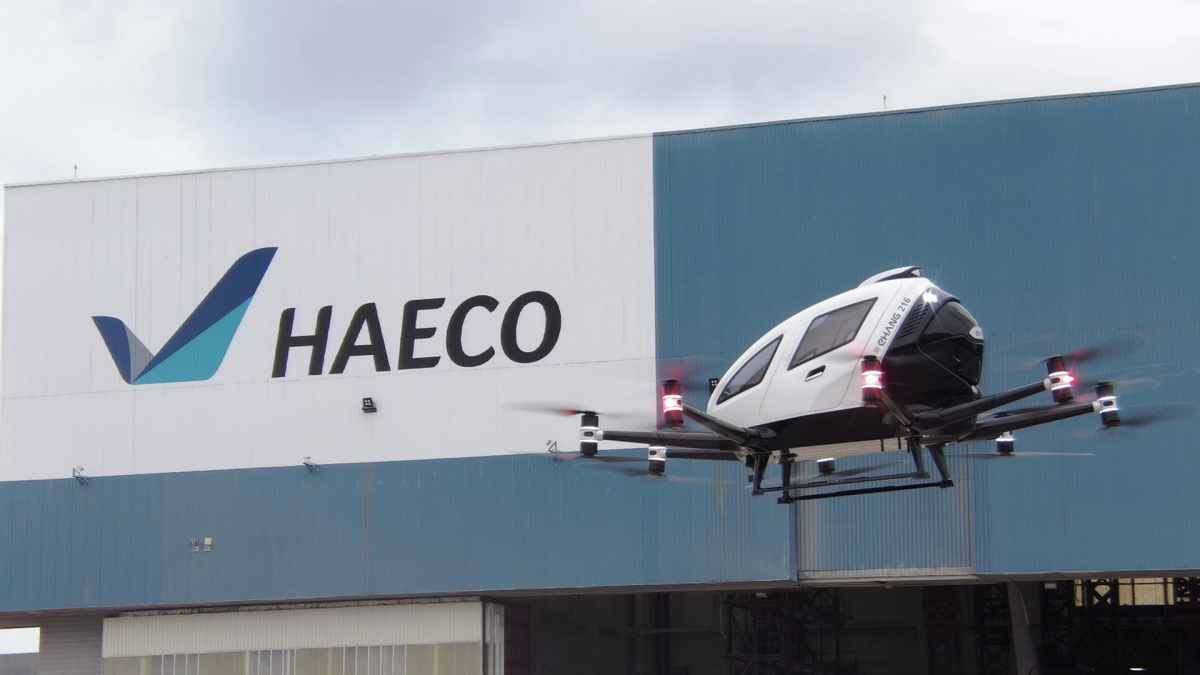 Le groupe HAECO et EHang explorent un partenariat dans le domaine de la mobilité aérienne avancée