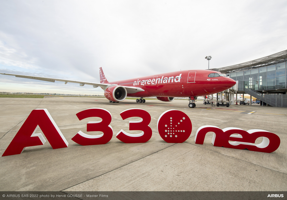 Air Greenland réceptionne son Airbus A330neo appuyé par un contrat de support FHS