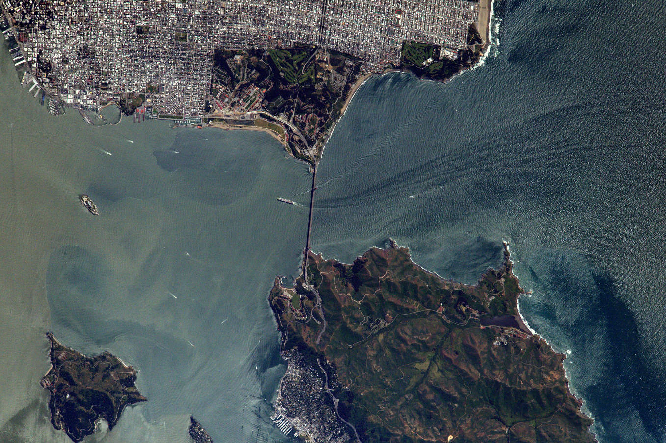 La Terre dans l’oeil de Thomas Pesquet #65 : le détroit du Golden Gate