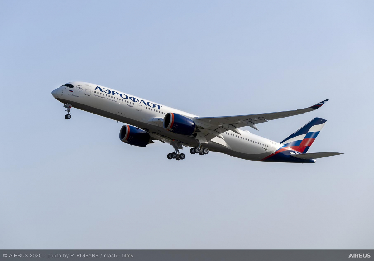 Premier Airbus A350-900 pour Aeroflot