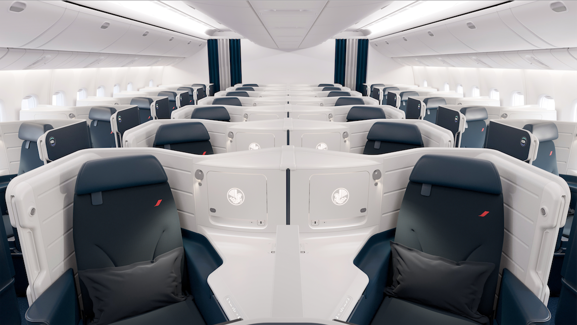 Air France présente ses nouvelles cabines pour sa flotte de Boeing 777-300