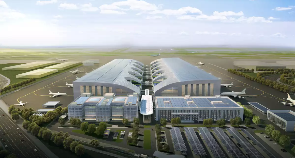 MRO : HAECO Xiamen se construit un hangar de maintenance avions géant sur l'aéroport international Xiang'an de Xiamen.