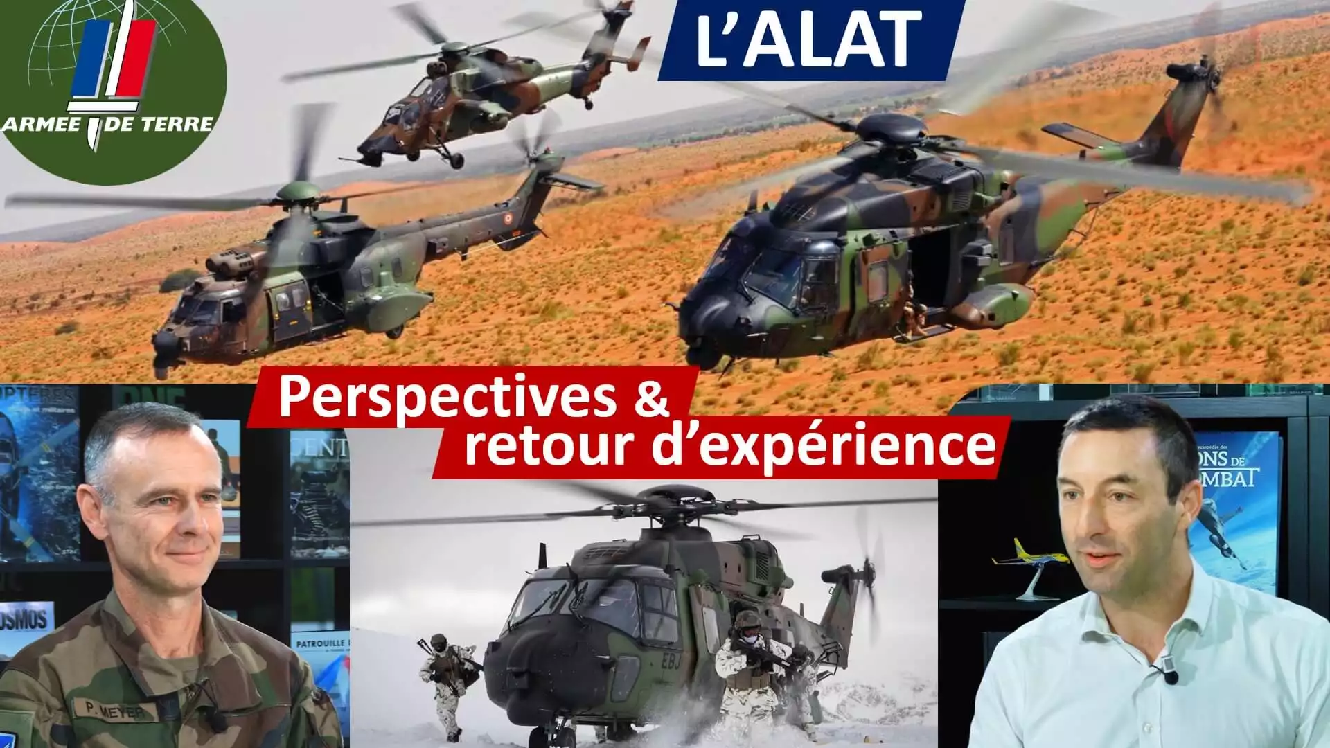 Perspectives et retour d'expérience pour l'ALAT, avec le Général de Division Meyer de l'Armée de Terre
