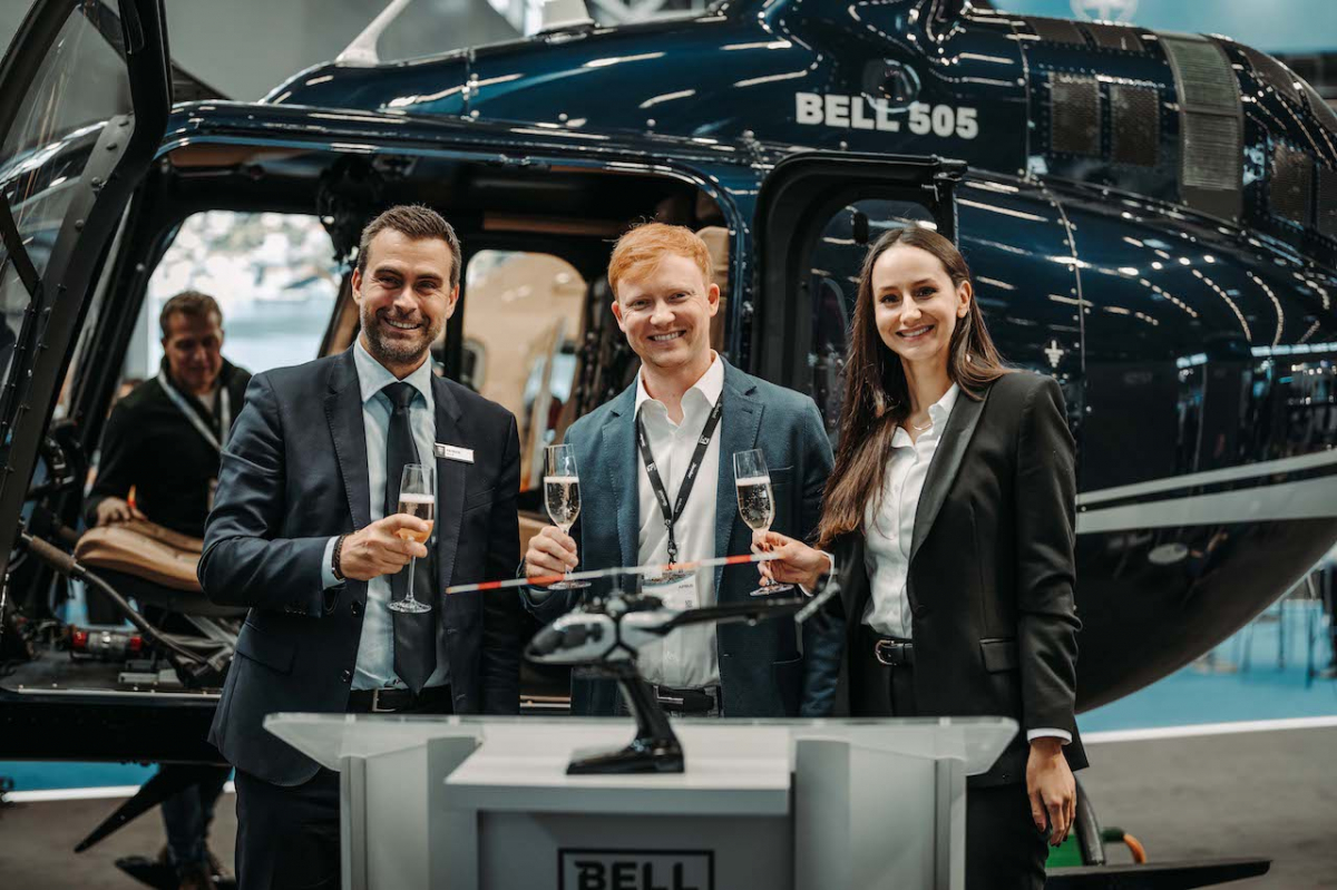 Bell signe des accords d'achat pour quatre Bell 505 en Europe