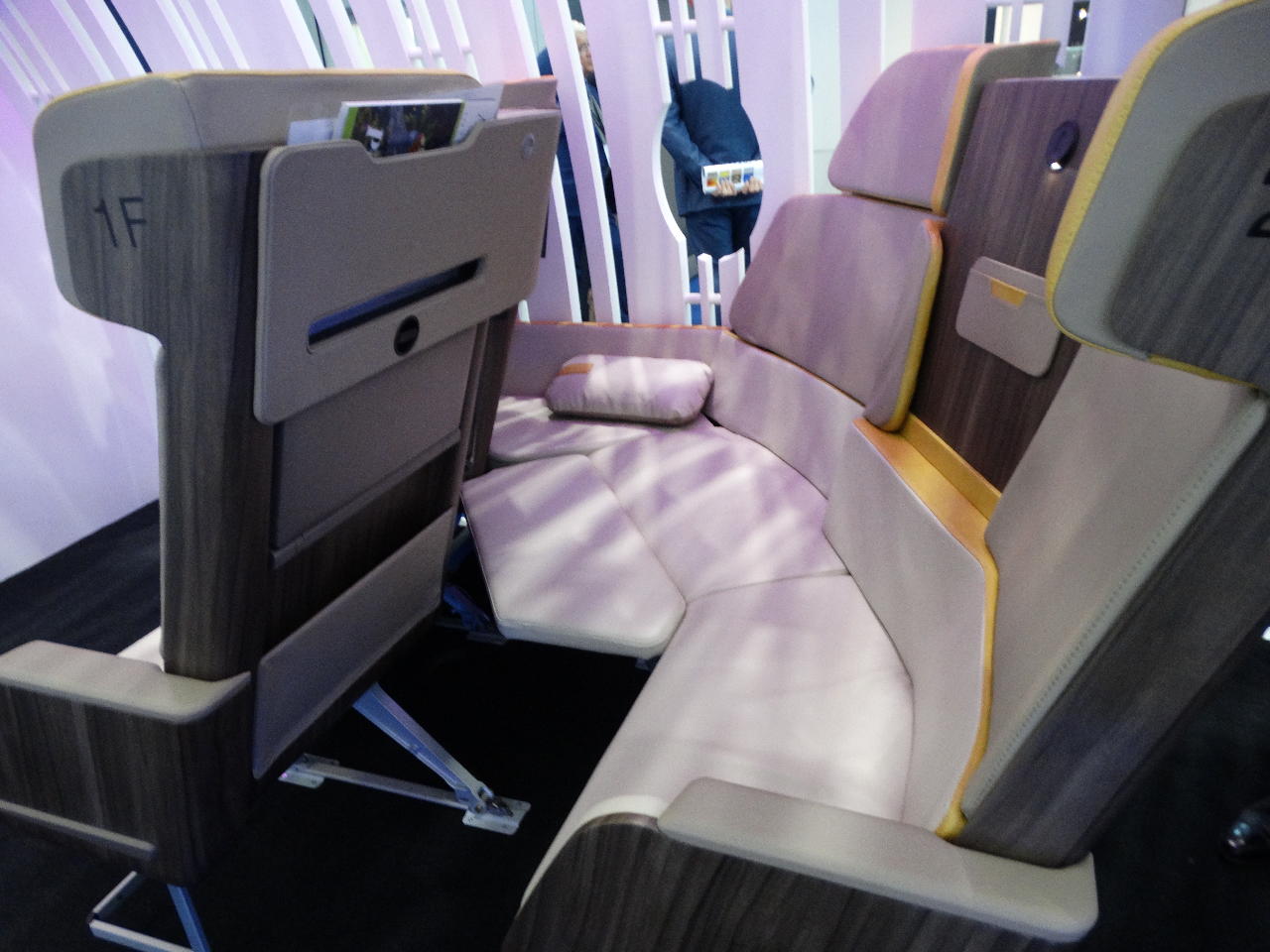 AIX 2019 : Airbus dévoile de nouveaux sièges business pour l'A321LR
