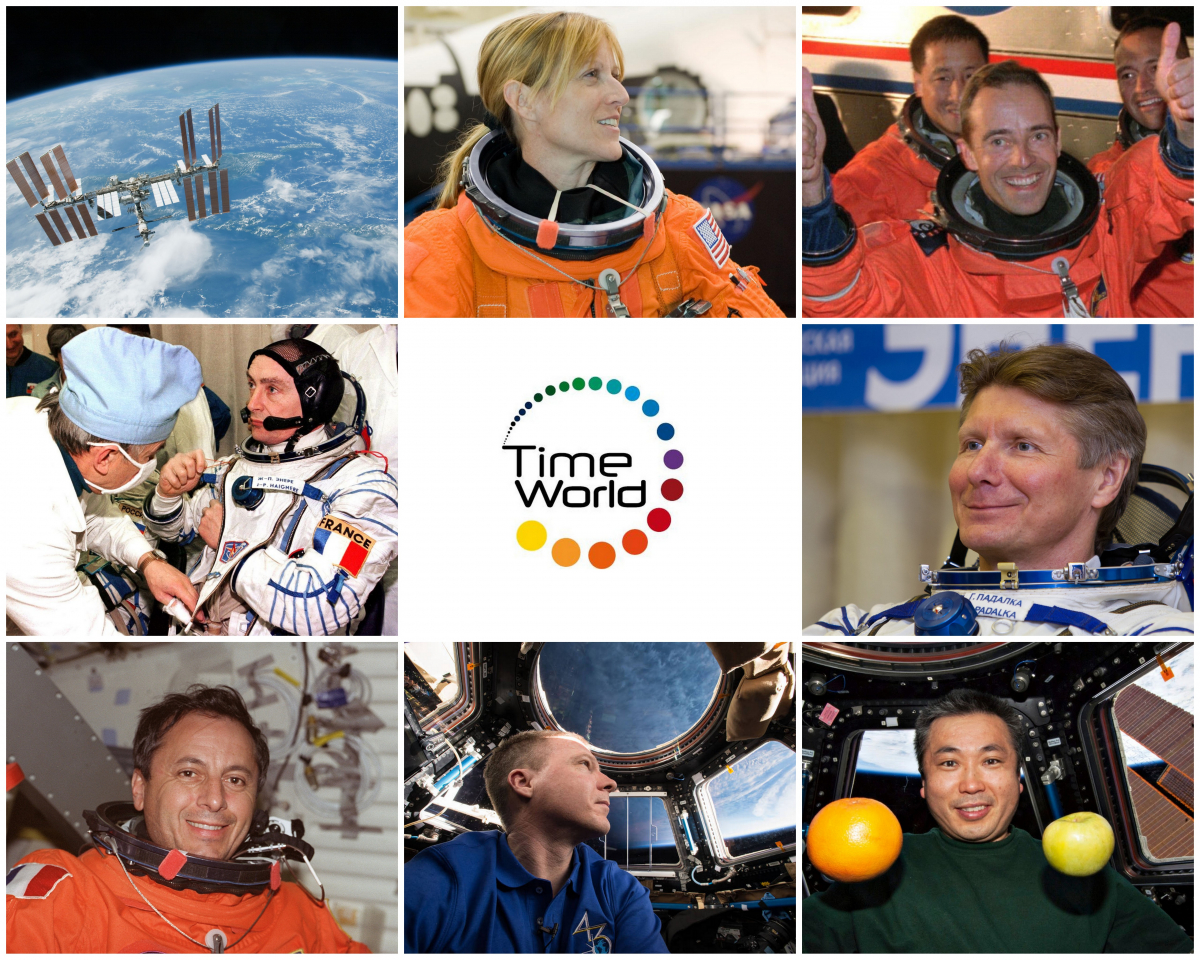 Sept astronautes à la Cité des Sciences le 21 novembre