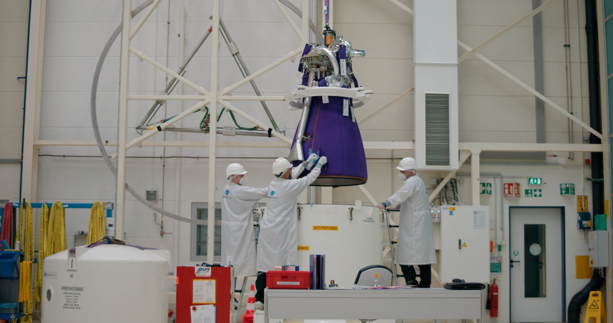 Test de réception du dernier moteur HM7 d’Ariane