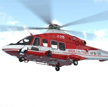 Trois hélicoptères AW139 pour les pompiers italiens