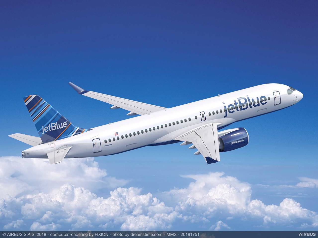 JetBlue prend l'IFE Avant de Thales pour ses Airbus A220