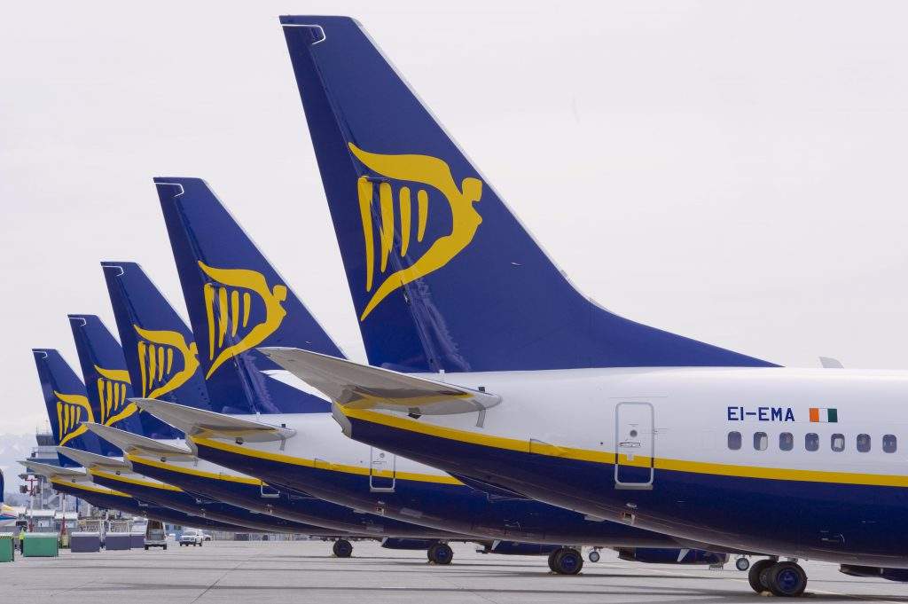 Ryanair réduit encore de 20% ses capacités en octobre