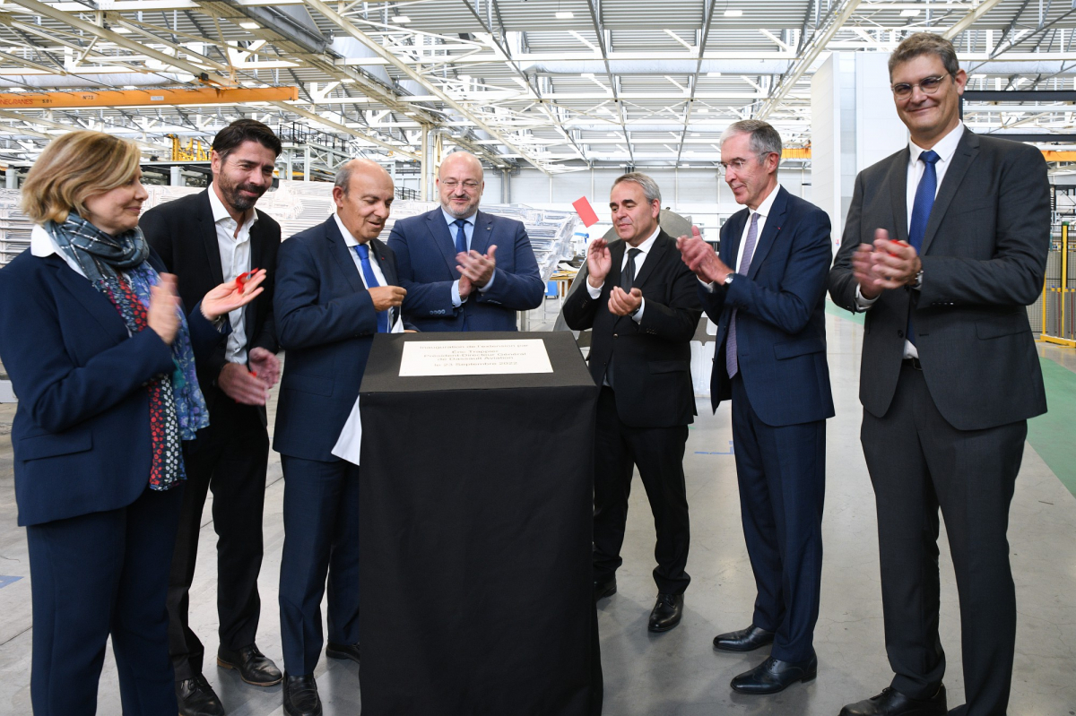 Dassault Aviation inaugure l'extension de son usine de Seclin