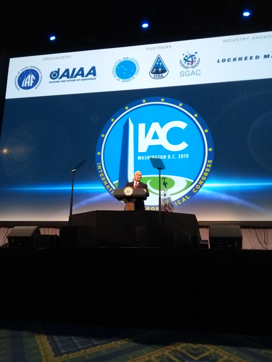 Le déroutant discours de Mike Pence à l’ouverture de l’IAC 2019