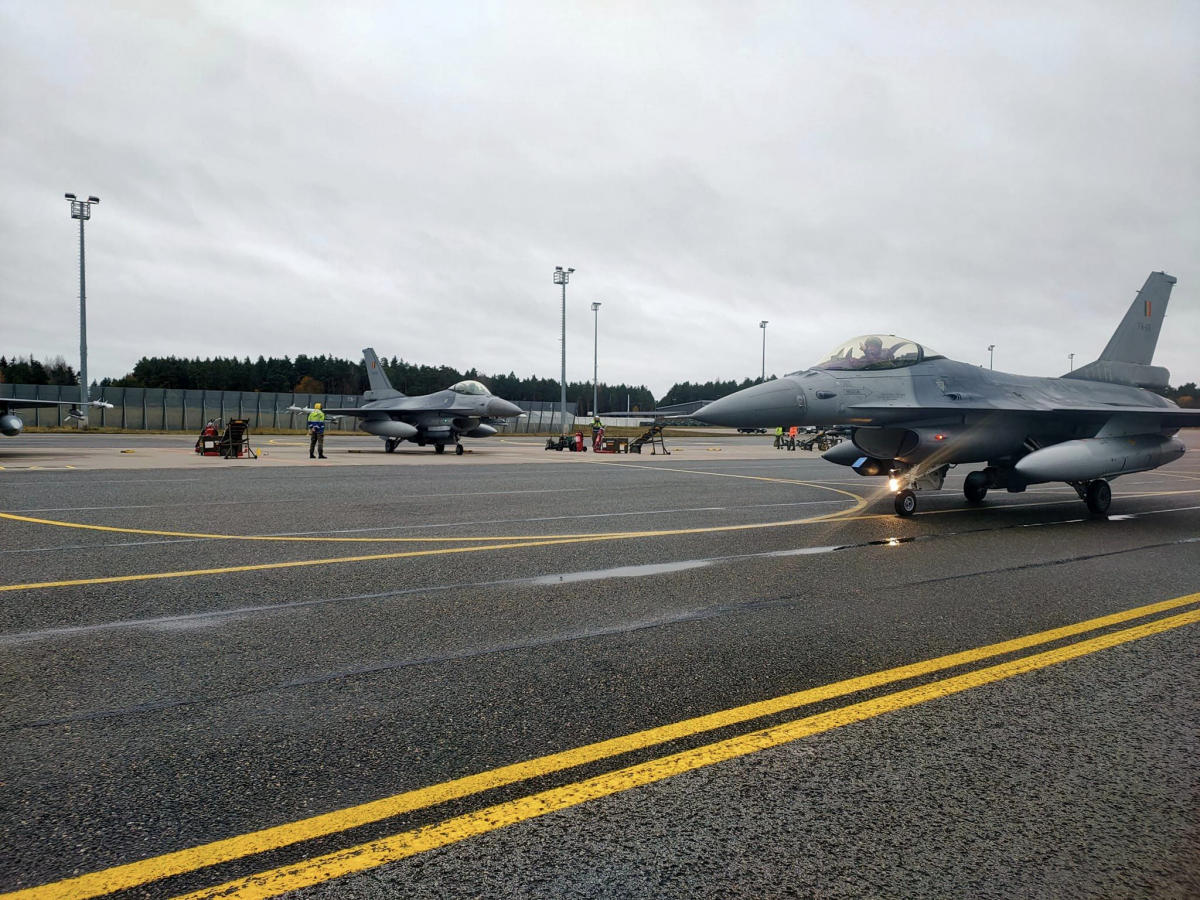 Fin de la mission eVA pour les F-16 belges