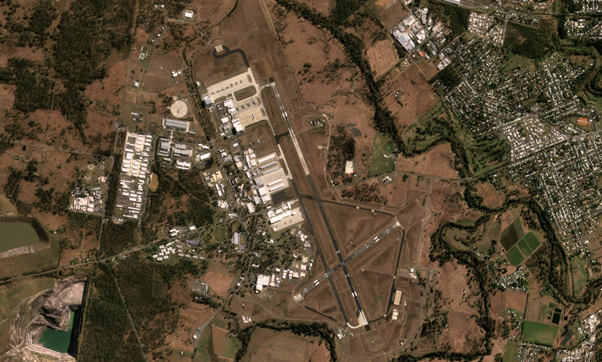 La base aérienne australienne d'Amberley (28 juillet 2022).
