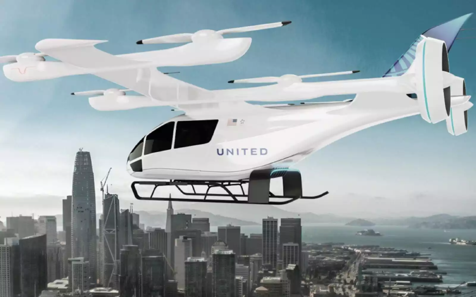 United Airlines choisit San Francisco pour le lancement de son eVTOL