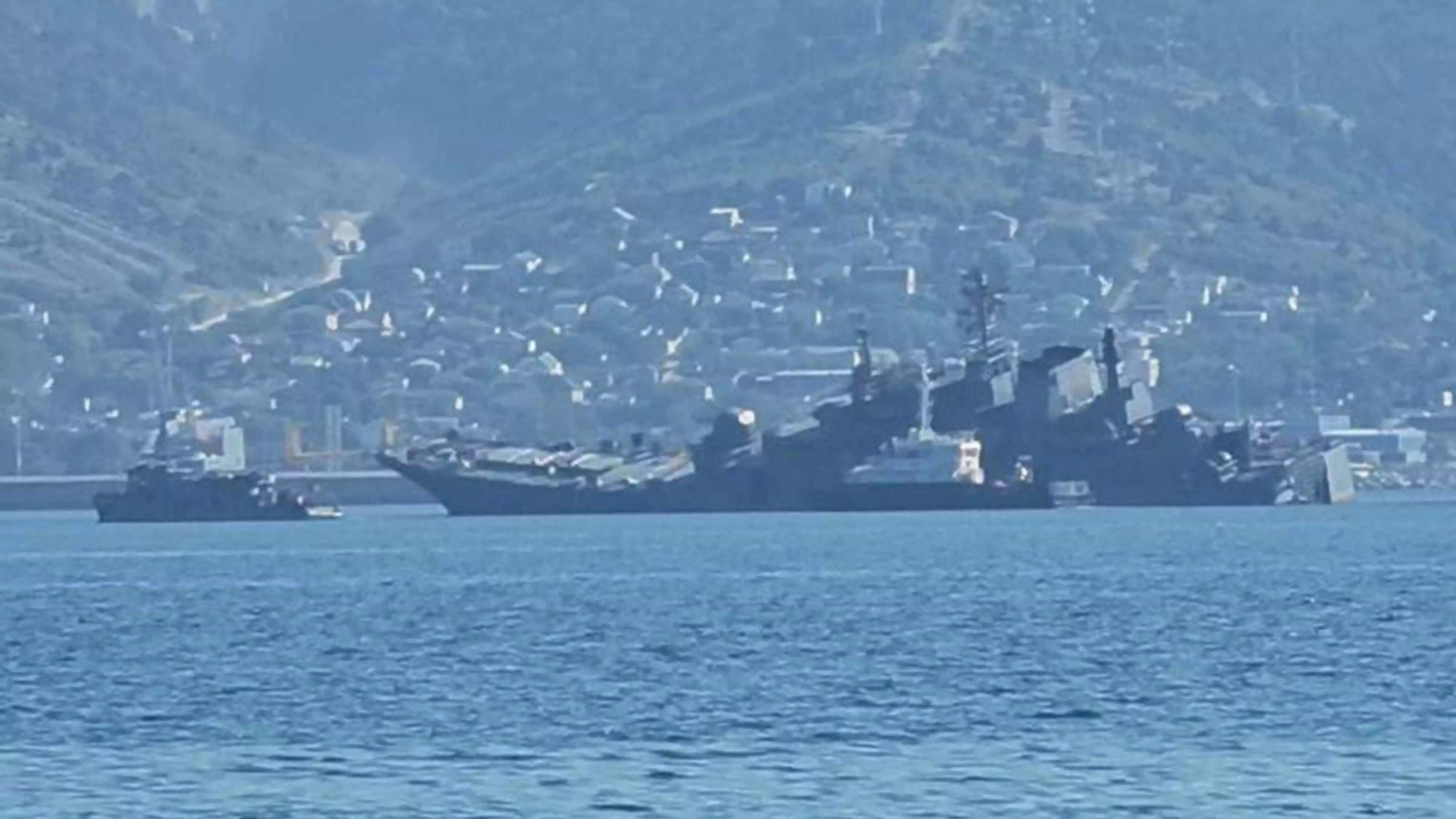Attaque à Novorossiisk : un navire de débarquement russe très sérieusement endommagé par un drone ukrainien