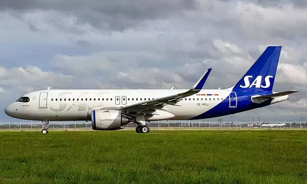 SAS prend livraison d'un Airbus A320neo d'ACG