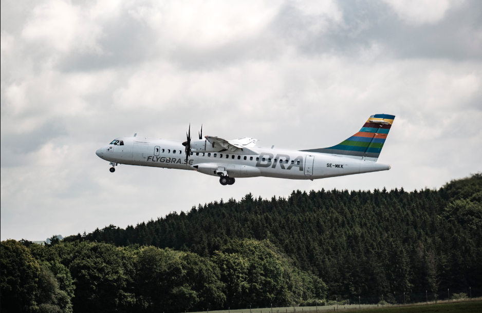 ATR, Braathens et Neste réalisent le premier vol de l'histoire à 100% de SAF sur un avion régional