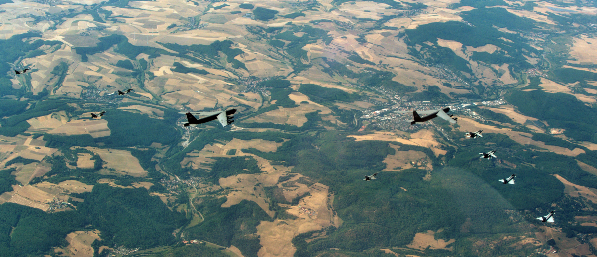Exercices multiples pour les B-52 en Europe : gros déploiement belge sur l'Allemagne et entrainement avec l'AAE en Provence