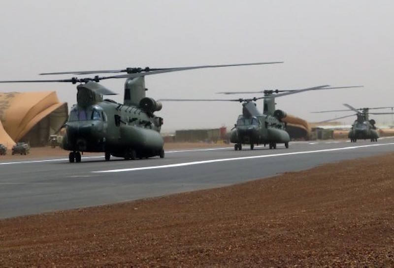 RAF Chinooks operational in Mali