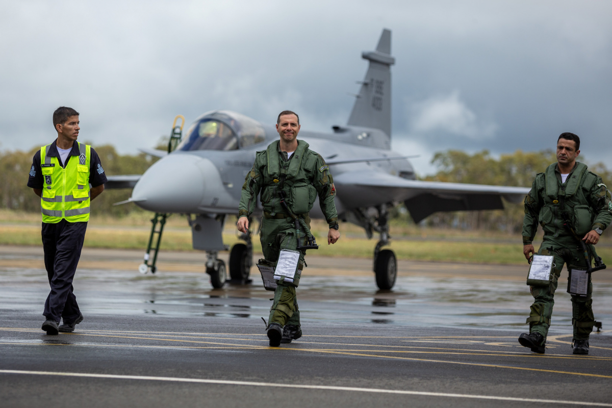 Avion de combat : Le Gripen E désormais en service dans la Force aérienne brésilienne
