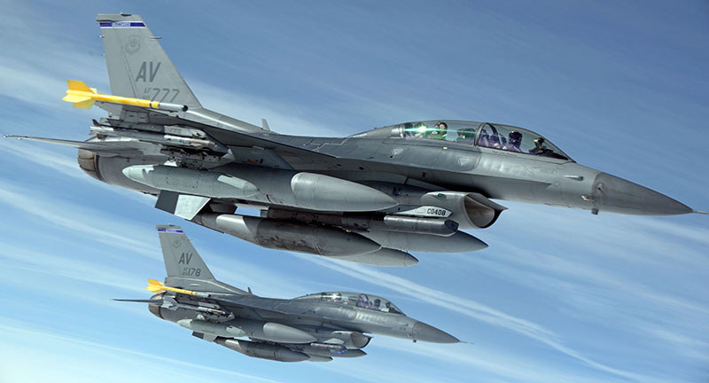 Des F16 de l'USAF déployés en Estonie