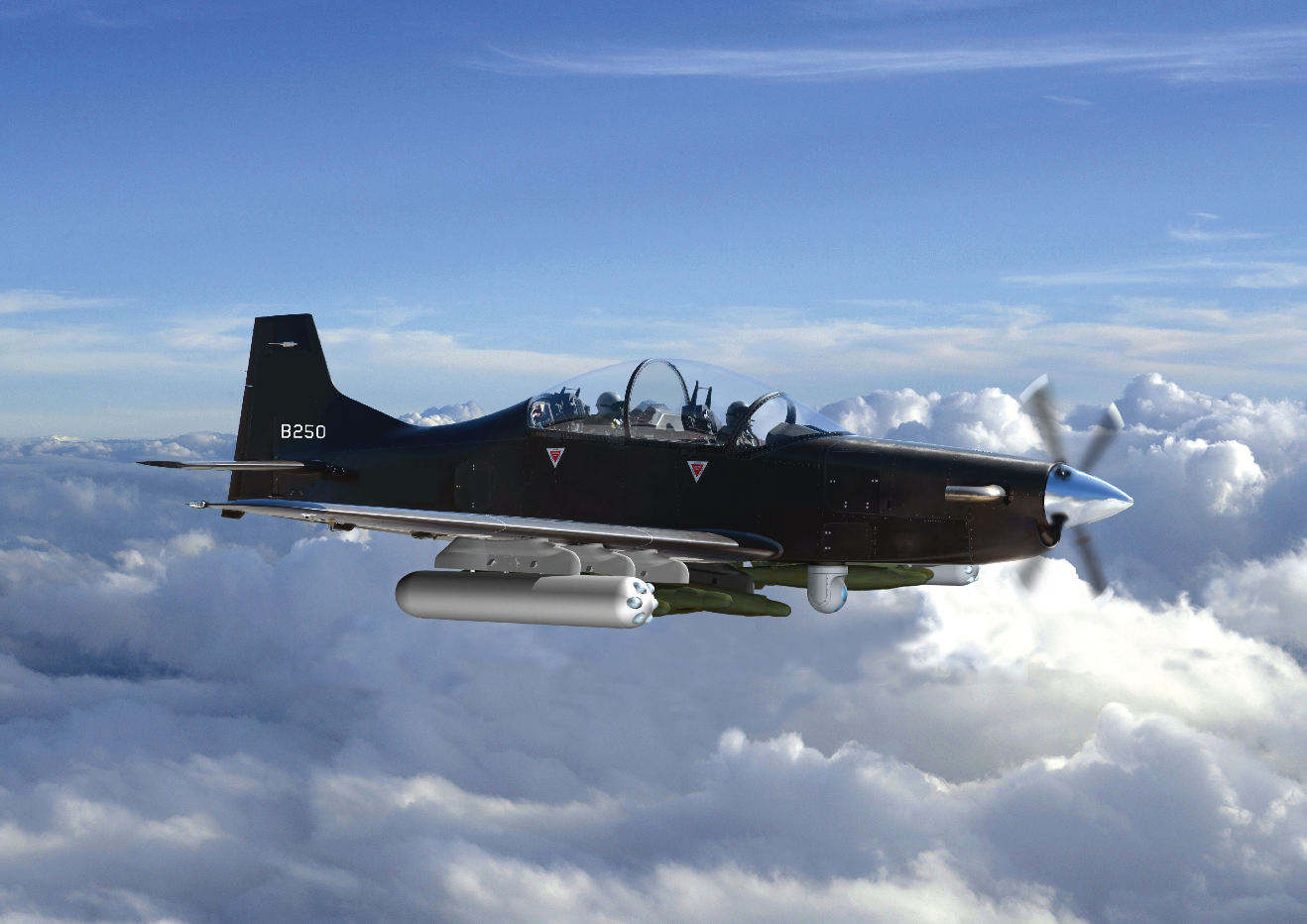 Calidus pursues B-250 light attack aircraft programme