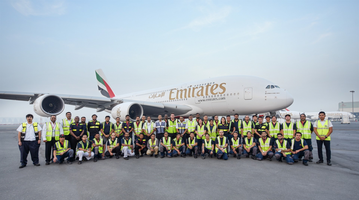Emirates: le premier Airbus A380 fait l'objet d'un rafraîchissement et d'un réaménagement complet de la cabine